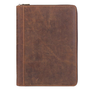 Luxury Vintage Handmade Custom Genuine Leather Eco-Friendly Business File <b>Folder</b> <b>A4</b> Document Work Resume Stylish Portfolio Gift - Product Image 5