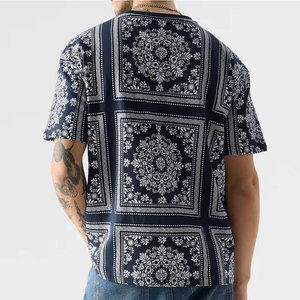 เสื้อยืดโอเวอร์ไซส์ผู้ชาย ทรงหลวม ระบายอากาศได้ดี ผลิตจากโพลีเอสเตอร์ สไตล์โมเดิร์นสตรีทแวร์ - Product Image 6