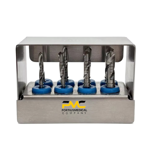 Kit de forets pour implants dentaires avec forets pilotes pour système d'implantation chirurgicale de lifting sinusal, fraises et matériel de forage pour implants dentaires - Product Image 3