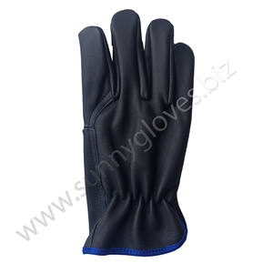 Guantes de Invierno de Alta Calidad para Conducir, Cálidos, Completos, con Puño Elástico, de Cuero Genuino y Algodón, Antiestáticos y de Seguridad - Product Image 6
