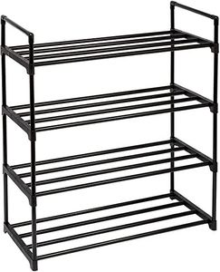 Zapatero Metálico para Organización en Espacios Pequeños con Diseño Compacto y Soporte Resistente - Product Image 2