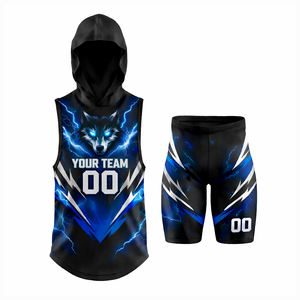 Maillot de football sublimé à compression 7 contre 7, qualité supérieure, personnalisé, pour football américain 7v7 - Product Image 1