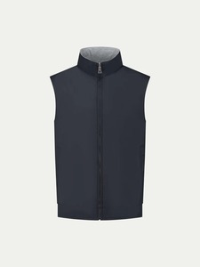 Gilet réversible sans manches pour homme, rembourré, coupe ajustée, veste de luxe pour la navigation avec logo personnalisé - Product Image 1