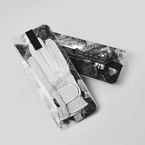Gants de golf en cuir Cabretta blancs, respirants, unisexes, à enfiler, pour les sports de plein air - Product Image 4