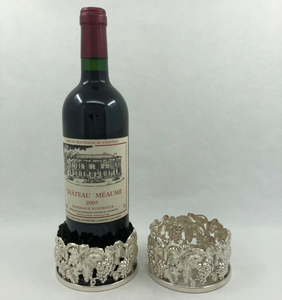 High Quality Silver Plated Aluminium Wine Bottle Coaster For Parties Tableware Kitchen Accessories At Acceptable Price - Product Image 4