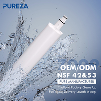 Filtre à eau innovant pour réfrigérateur à charbon actif, norme NSF, remplacement pour RPWFRPWFE, 2 pièces, capacité de 300 gallons, durée de 6 mois