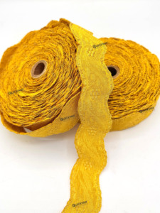 Ribete Ondulado Dorado Metálico de Lujo para Coser, Borde Decorativo de Alta Calidad - Product Image 5