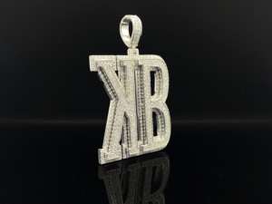 Collar con Colgante de Circonitas Cúbicas Estilo Urbano de Lujo - Product Image 3