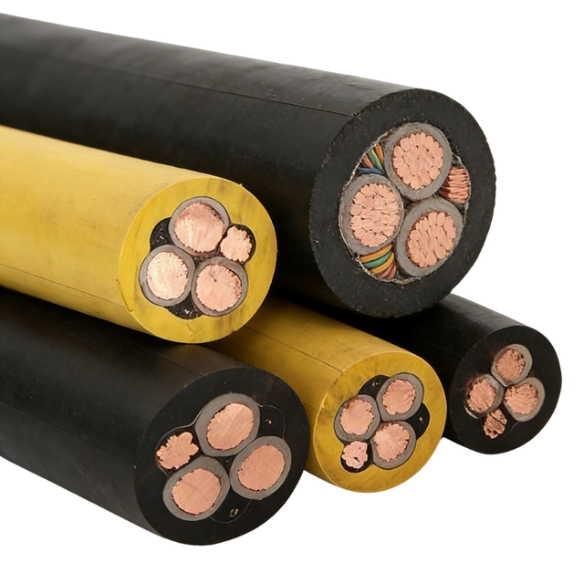 Shenguan MC/MY/MZ Series 3.6/6kv Flexible Heavy Duty General Underground PVC XLPE Insulated Rubber Mining Cable