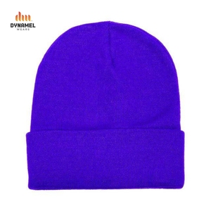 Gorro de Punto Acanalado Rojo con Nombre de Marca Personalizado, Unisex, Ajustable, con Detalle de Botón - Product Image 2