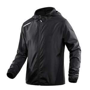 Best Manufacturer <b>Men's</b> Windbreaker <b>Jackets</b> <b>Man</b> <b>Jackets</b> Street wear Front Logo <b>Lightweight</b> Stand Collar Polyester <b>Jacket</b> For <b>Man</b> - Product Image 1