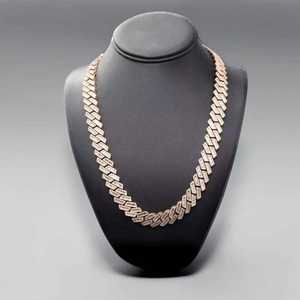 Iced Out <b>Moissanite</b> Pendant <b>Necklace</b> for Men Luxury 925 Sterling Silver Hip Hop Jewelry Stylish Diamond Chain Gift - Product Image 1