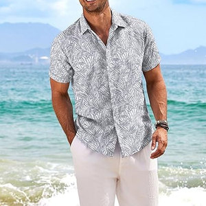 Design Your Own Logo Men Summer Shirts Fashion Wear Latest Design Men Summer Shirts For Adult - Product Image 3