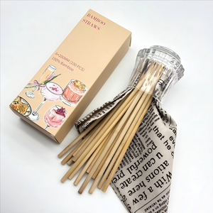 Premium <b>Bamboo</b> Beverage <b>Straws</b> Biodegradable Eco Friendly Drinking Solution for Restaurants Cafes and Events - Product Image 3