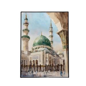 Wall Art Islamic <b>Poster</b> Eid - Ramzan Islamic Wall Art Arabic Calligraphy <b>Posters</b> Living Room Decor Artwork - Product Image 1