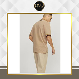 เสื้อโปโลแขนสั้นผู้ชายผ้าฝ้ายและโพลีเอสเตอร์คุณภาพสูงแห้งเร็วขายดีที่สุดในราคาตลาดที่น่าสนใจ - Product Image 3