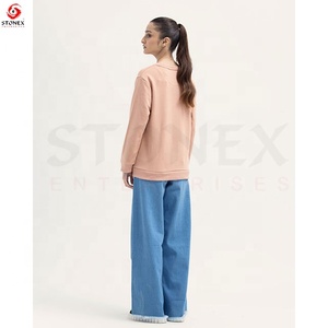 100% coton-polaire conception personnalisée sweats super doux pour les femmes Style décontracté pour votre propre marque vêtements d'hiver - Product Image 2