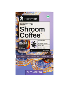 Mélange de café aux champignons Turkey Tail, boisson naturelle quotidienne pour une énergie douce, une meilleure concentration et un soutien au bien-être - Product Image 1