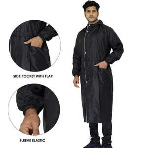Veste de pluie pour homme grande taille avec logo personnalisé, imperméable, coupe-vent, respirante, simple couche, fine, poncho d'extérieur, motif imprimé XL - Product Image 5