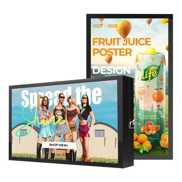 Alihh 55 65 75 86 98 Digital Signage and Displaysecran Smart Digital Signage-Monitor Android Advertising Kiosk Outdoor Display