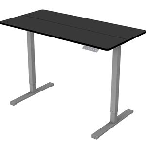 Electric Home <b>Office</b> <b>Computer</b> Workstation Adjustable Height Standing Desk with Two-Piece 55 X Tabletop Sit Stand Desk - Product Image 2