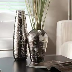 Designer Metal <b>Flower</b> Vase Luxury <b>Flower</b> <b>Display</b> Piece For Wedding Centerpiece - Product Image 3