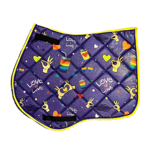 Tapis de selle pour chevaux en tissu doux et de qualité supérieure à prix abordable, service OEM, tapis de selle pour l'équitation - Product Image 5