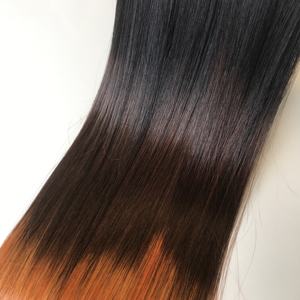 Os Cheveux Raides Cheveux Vietnamiens Cheveux Vierges Trame Bundles Ombre Couleur - Product Image 5