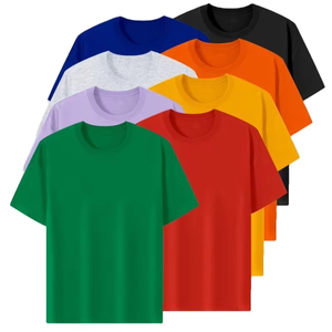 T-shirts d'été décontractés pour hommes fabriqués en usine – Tissu doux, respirant, couleur unie, coupe ajustée, respectueux de la peau - Product Image 1
