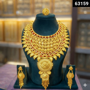 Vintage Imitation Jewelry <b>Sets</b> Copper <b>Gold</b> Plated Necklace Earrings <b>Bangles</b> Combs-Classic Diamond Style Women's Gift - Product Image 4