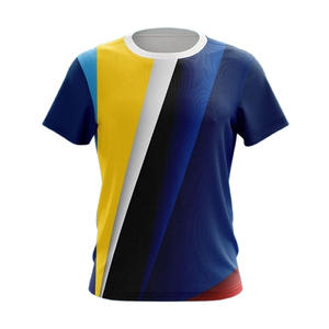 T-shirt blanc personnalisé imprimé sur le devant, écologique, 100% RPET Repreve, polyester recyclé, 160GSM, décontracté, respirant, coupe classique, pour homme - Product Image 2