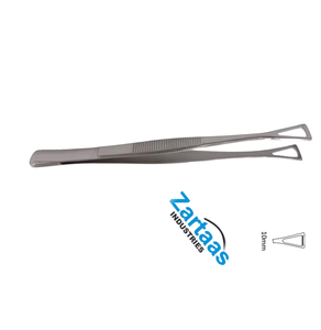 Fórceps de disección de tejido Duval de acero inoxidable de alta calidad Mandíbula 10mm 14,5 cm Instrumentos quirúrgicos Fabricante y exportador - Product Image 1