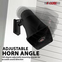 Haut-parleur audio puissant 250W PA Horn, 8 pouces, type Bull Horn, 4 ou 8 pièces, utilisation intérieure/extérieure toutes saisons, 8 ohms, noir/blanc
