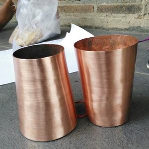 Copper drinking <b>glasses</b> corrosion resistant metal tumblers for <b>water</b> juice cocktail use durable reusable kitchen dining bar drin - Product Image 1