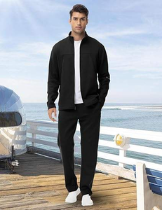 Ensemble deux pièces personnalisé pour femme, été, couleur unie, pour entraînement, fitness, sport, vente en gros, respirant, séchage rapide, sweat-shirt et pantalon de survêtement - Product Image 4