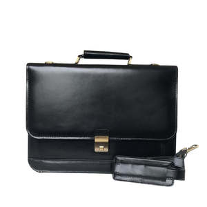 Elegante Maletín de Cuero Genuino Vintage para Portátil, Bandolera, para Oficina y Viajes, Duradero, Portátil, Suave, de Gran Capacidad - Product Image 1