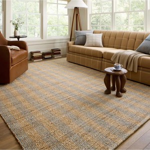Home Decorative Natural 100% Hemp Jute <b>Rugs</b> Quality Grade Flooring Door Mates / Rectangle Jute <b>Rug</b> Export From India - Product Image 2