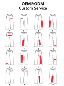 Pantalon cargo en jean ample pour homme, style streetwear avec patchs lettres, délavage moyen, en coton, pour le printemps - Product Image 6