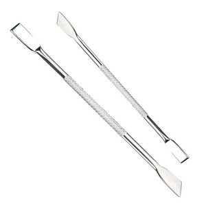 Pousse-cuticules Elite Craft réutilisable double face en acier inoxydable, finition artisanale de haute qualité pour le modelage et le nettoyage des cuticules - Product Image 4