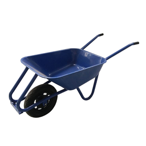 Wholesale Steel Framed Garden Wheelbarrow Utility Dump <b>Cart</b> Heavy Duty Bathtub Pneumatic Solid Wheel Wheel Barrow High Quality - Product Image 4