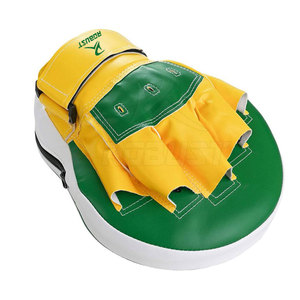 Pads de frappe en cuir durables pour l'entraînement de boxe avec rembourrage léger et absorbant l'humidité et une prise confortable et facile. - Product Image 6