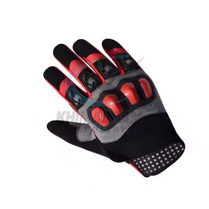 Gants de moto en cuir pour hommes, très demandés, meilleur prix, doigts entiers, respirants, séchage rapide, antidérapants, pour usage extérieur - Product Image 3