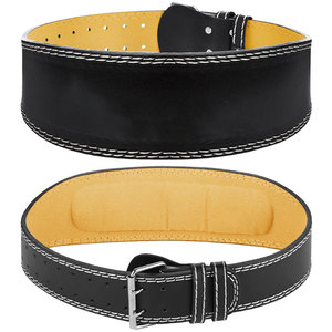 Genuine Leather High Quality Gym Weightlifting Belt Heavy Weight Lifting Lift Adult Waist Weight Lifting Belt - Product Image 3