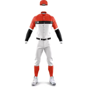 Custom Men's <b>Baseball</b> Uniform 100% Polyester Sublimated Breathable Full Sleeve Jersey White Yellow Black Team Number 10 - Product Image 6