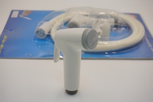 Vertical <b>Spray</b> Wall-<b>Mounted</b> ABS Shattaf Set Single Hole Installation with Custom Color OEM - Product Image 2