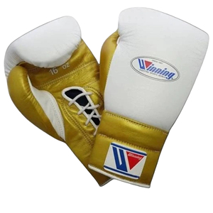Winning Boxing Gloves Winning Cowhide LeatherTrainning Boxing gloves Lace-Up - Product Image 1