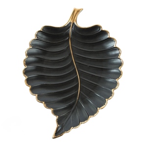 Ceramic Leaf Shape Durable Modern <b>Plate</b> Table Decoration <b>Mats</b> & Pads - Product Image 2