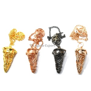 Meilleure qualité Offre Spéciale en vrac seize bobines Isis métal pendule pour radiesthésie Divination pendule pour cadeau de mariage - Product Image 5