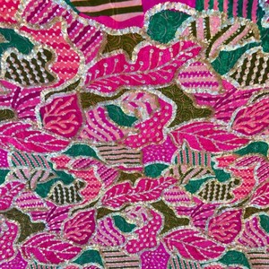 Premium position print with embroidery fabric is a modern textile designed for stylish fashion and <b>garment</b> collections This fabr - Product Image 5