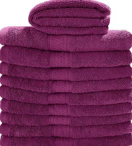 Toalla de Baño de Algodón Morado de Lujo, Ligera, de Secado Rápido, Suave y Absorbente, para Spa, Hotel, Playa y Hogar - Product Image 1
